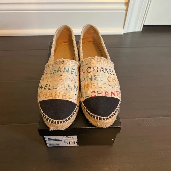Chanel multicolor deals espadrilles